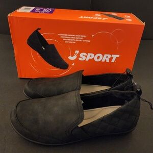 J Sport, Lisa, Black Women's Flats, Size 8, New In Box, Gift